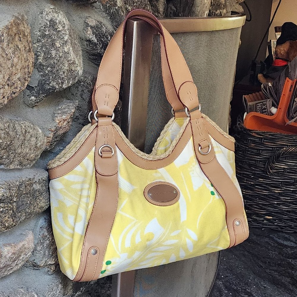 Tommy Hilfiger Yellow Floral Shoulder Bag - Picture 9 of 16